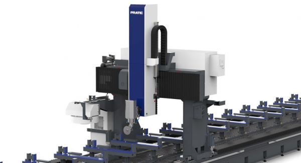 型材加工中心：超長工件的效率與性價比革命，加工26米高鐵構件輕松自如